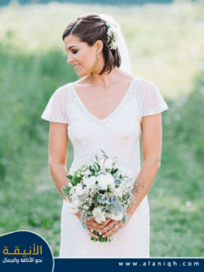 تسريحة شعر قصير للعروس