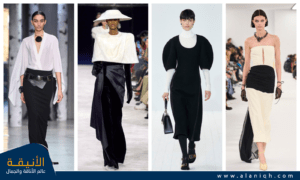 مزيج الأسود والأبيض