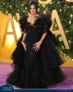 نادين نسيب نجيم تبهر الجميع بمجوهرات تيفاني آند كو واحدة من أفضل إطلالات المشاهير في حفل جوي أوورد 2025