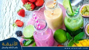 سموثي الفواكه الطبيعي والمنعش