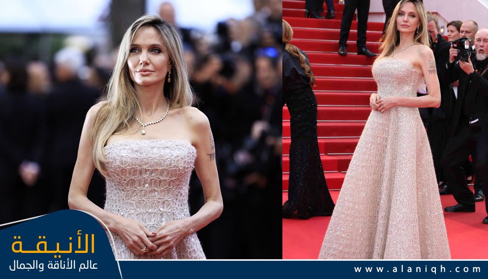 أنجلينا جولي في إطلالة ملكية بسيطة