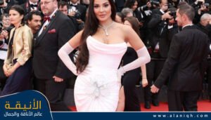 نادين نسيب نجيم بفستان أبيض ينبض أنوثة